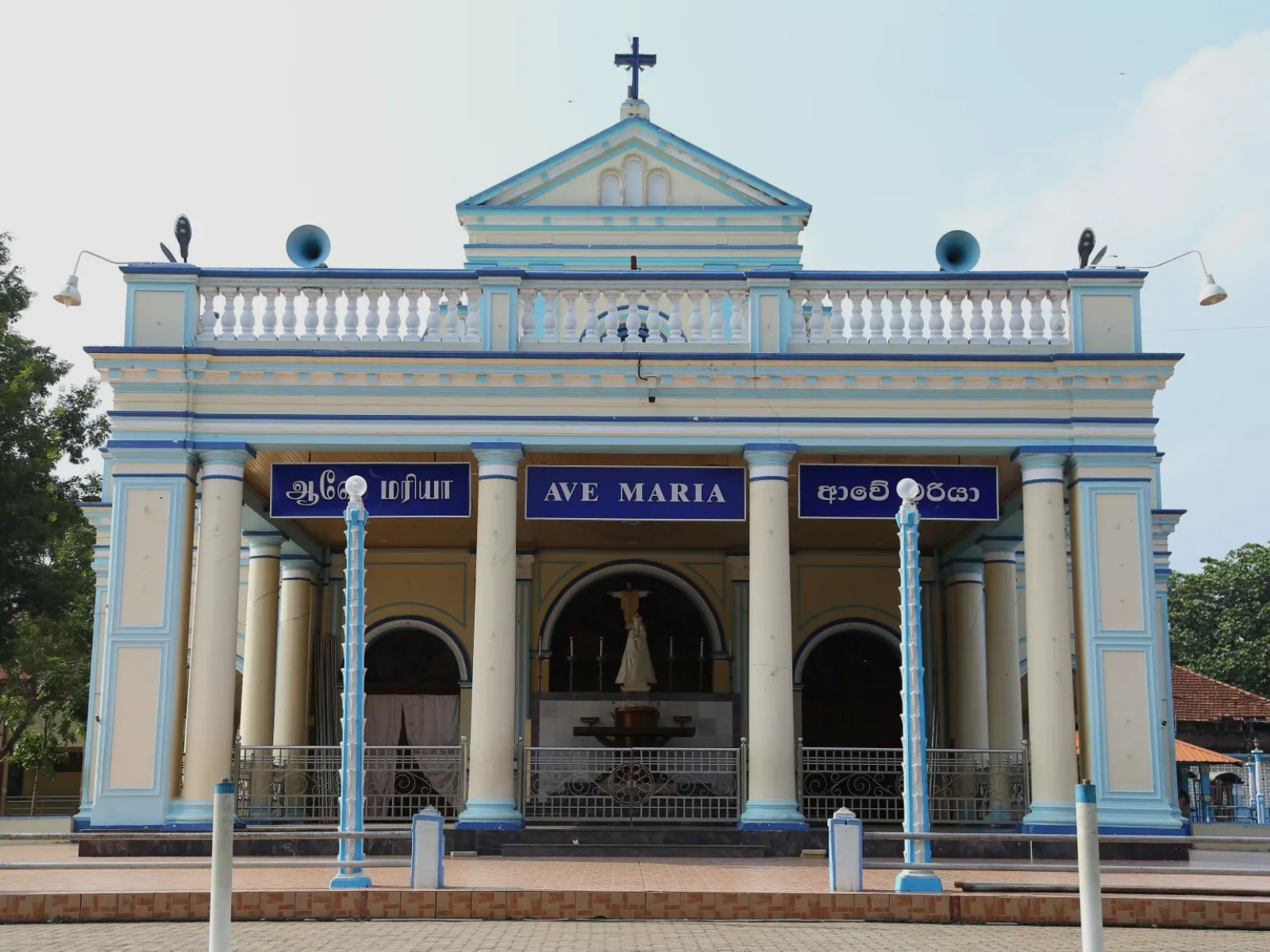 The forest-set Shrine of Our Lady of Madhu in northern Sri Lanka