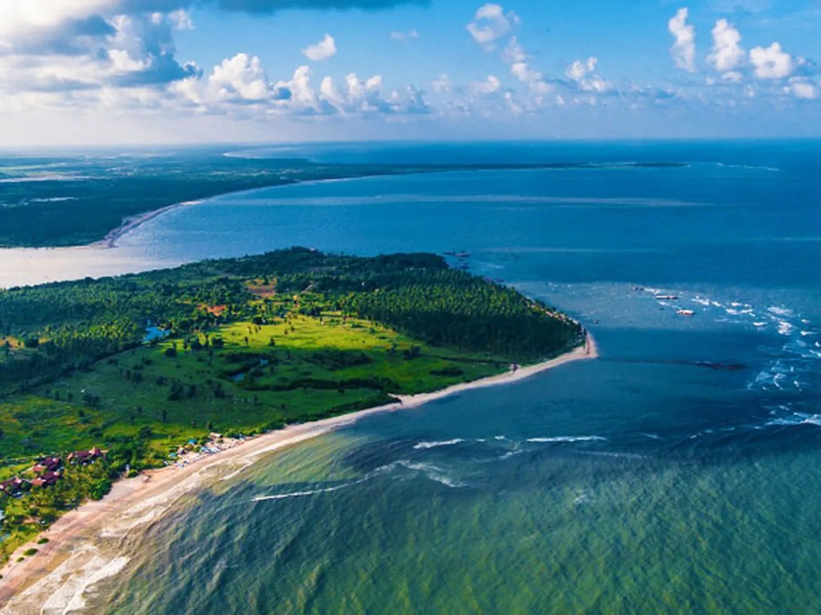 The calm, shallow water of Pasikuda Beach on Sri Lanka's east coast
